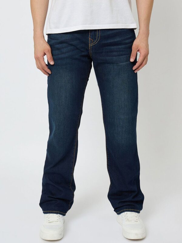 True Religion Men Straight Fit Mid-Rise Jeans