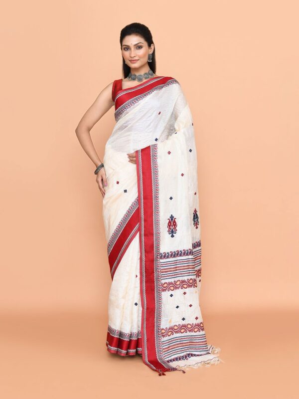 SPRISH Ethnic Motifs Tussar Saree