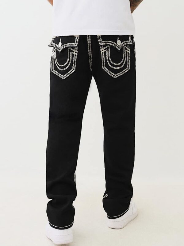 Super QT Ricky Straight Fit Mid Rise Solid Jeans - Image 4