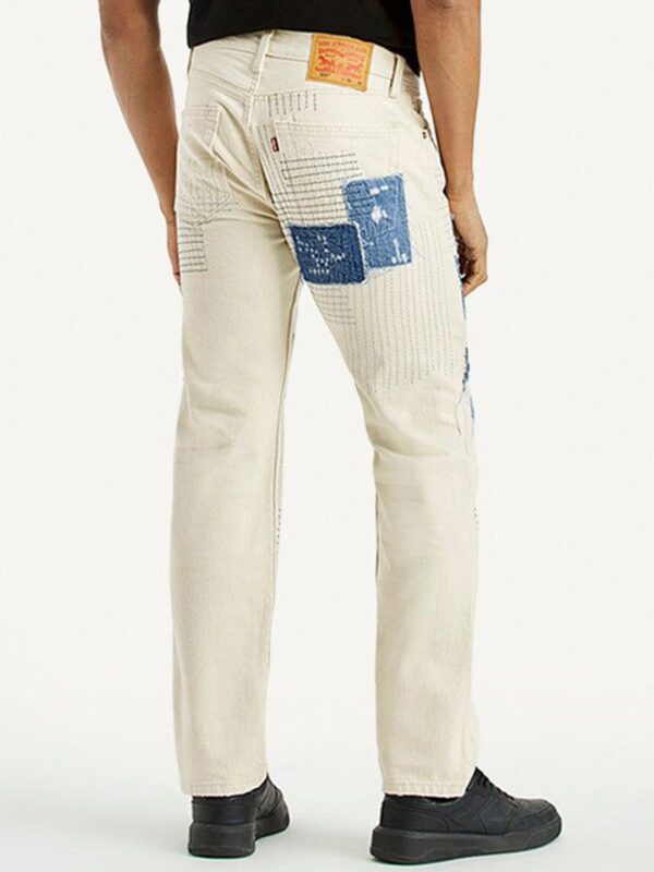 Men Relaxed Fit Mid-Rise Cotton Jeans - Image 4