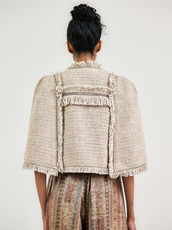 OTT Tarun Tahiliani Women Animal Printed Flared Sleeve Top - Image 4
