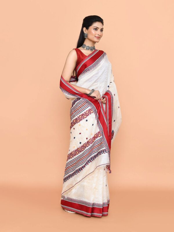 SPRISH Ethnic Motifs Tussar Saree - Image 2