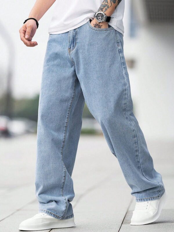 Men Regular Fit Mid-Rise Stretchable Jeans - Image 4