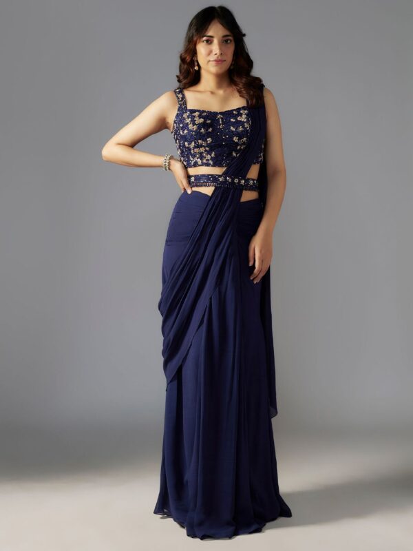Maisolos Pure Georgette Ready to Wear Saree
